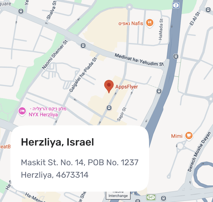 Herzliya, Israel 
Sapir St. 1, Herzliya Israel, 4685205