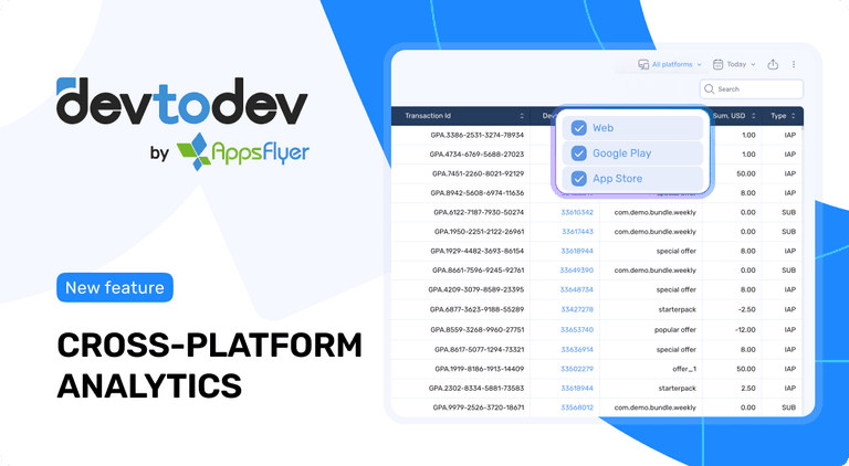 devtodev | Cross-platform Analytics: Unified User Insights Across Platforms