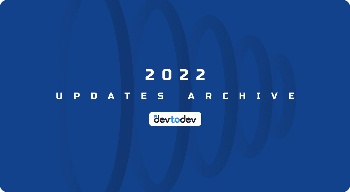 devtodev Key Milestones in 2022