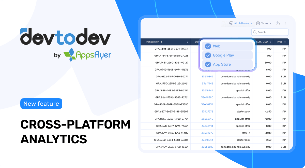 Introducing Cross-platform Analytics Introducing Cross-platform Analytics