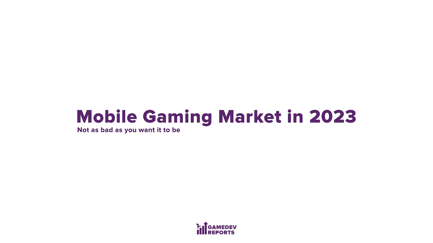 mobile gaming market 2023