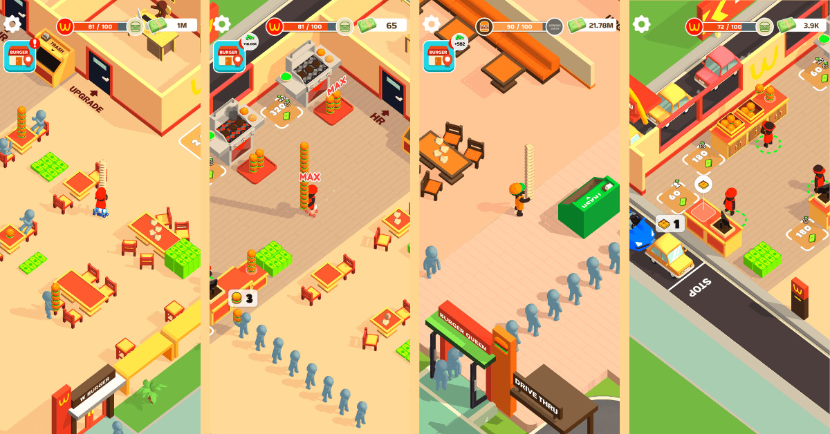 Burger Please tycoon game
