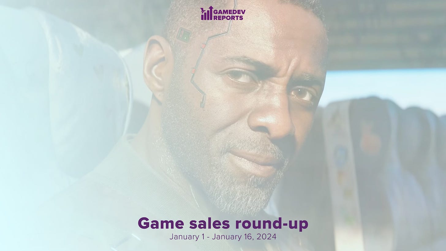 Game sales Round-up January 2024