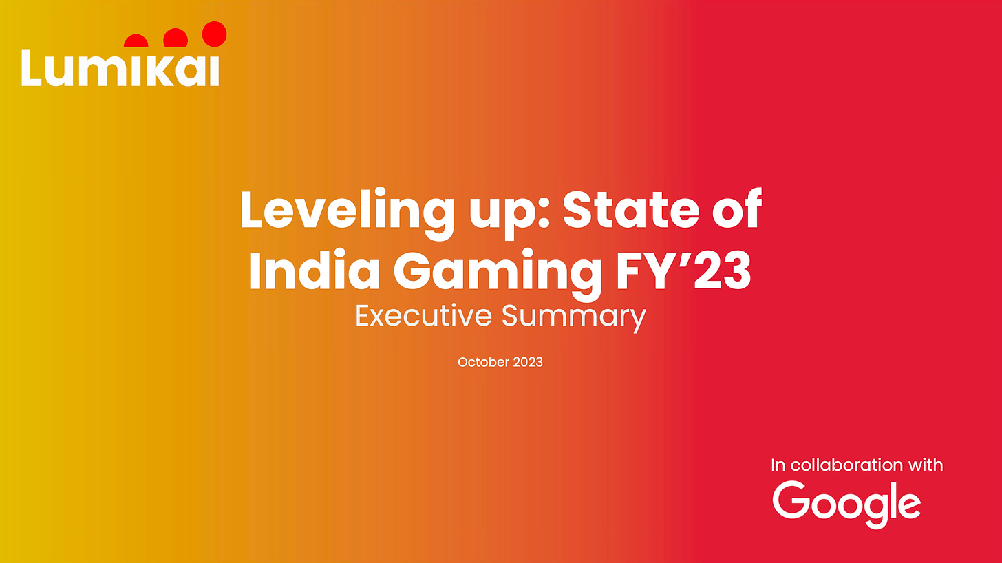 Indian gaming market 2023
