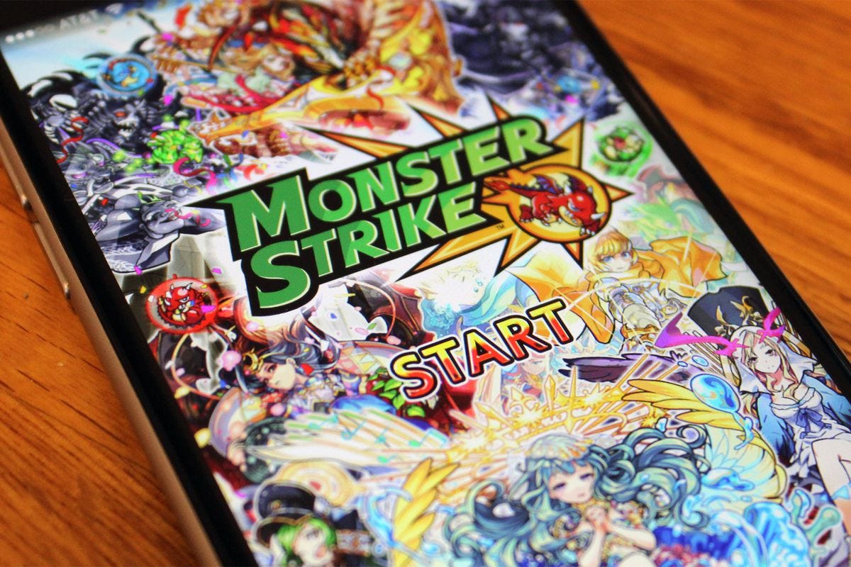 Japan Monster strike game