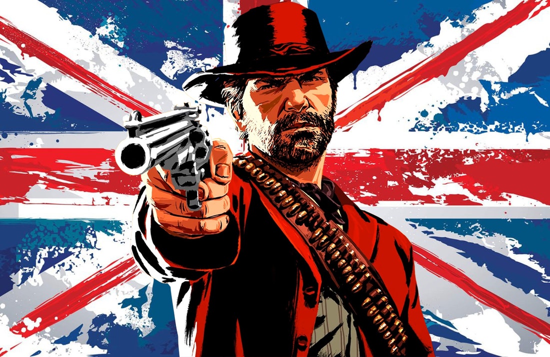British man with gun