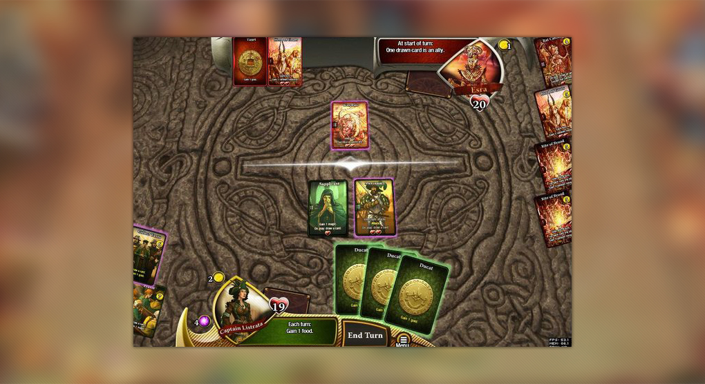 В War of Omens игроки начинают игру с небольшим количеством карт-монет, за которые можно получить золото